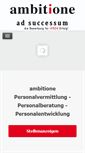 Mobile Screenshot of ambitione.de